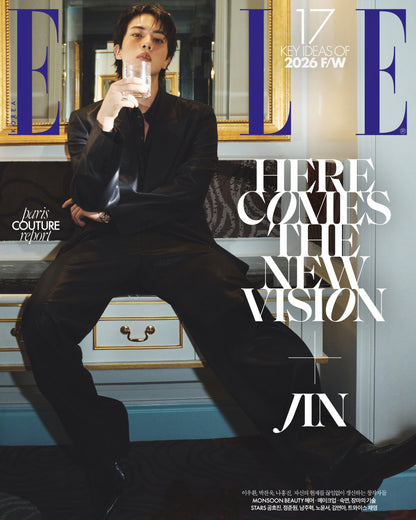 BTS JIN - ELLE Magazine 2026.8 Magazine (6type)