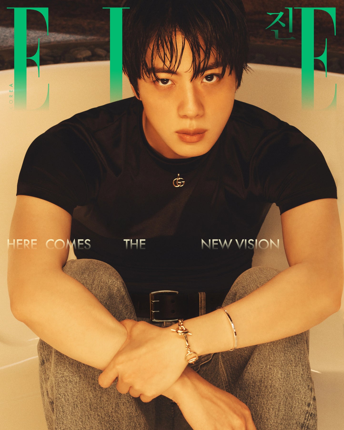 BTS JIN - ELLE Magazine 2026.8 Magazine (6type)