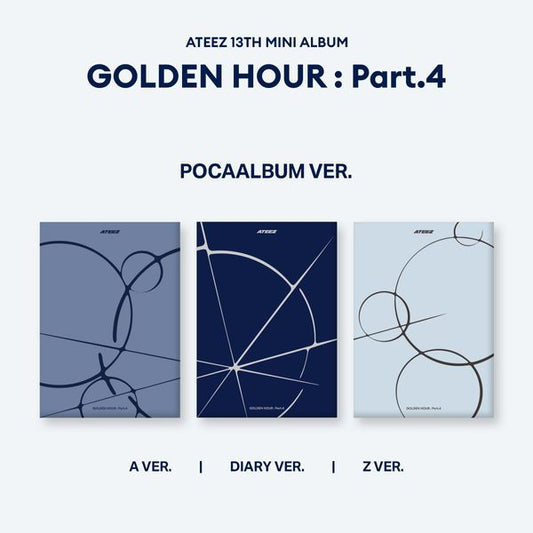 ATEEZ - 13th Mini Album [GOLDEN HOUR : Part.4] (POCAALBUM Ver.)(3CD Set)