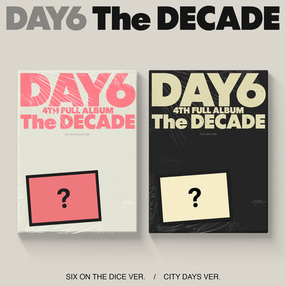 DAY6 4th Full Album The DECADE (SIX ON THE DICE VER., CITY DAYS VER.) SET