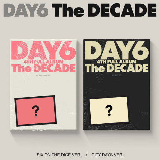 DAY6 4th Full Album The DECADE (SIX ON THE DICE VER., CITY DAYS VER.) SET