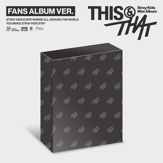 Stray Kids - 10th Mini Album [THIS & THAT] (FANS ALBUM Ver.)