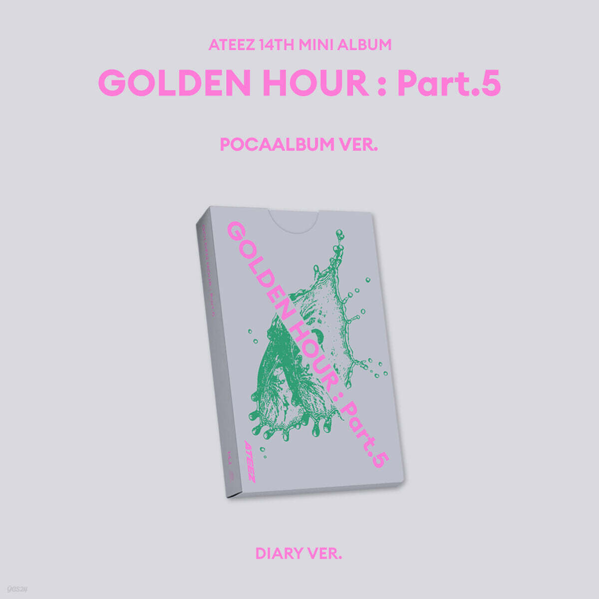 ATEEZ - 14TH MINI ALBUM [GOLDEN HOUR : Part.5][POCAALBUM][DIARY