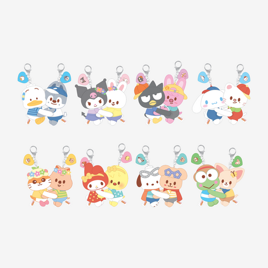 Stray Kids - HUG PLUSH KEYRING - SKZOO X SANRIO CHARACTERS