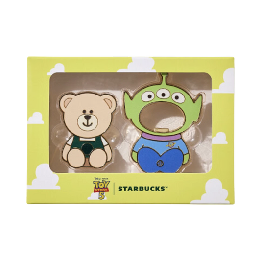 Starbucks x Toy Story 5 Alien Opener Magnet Set