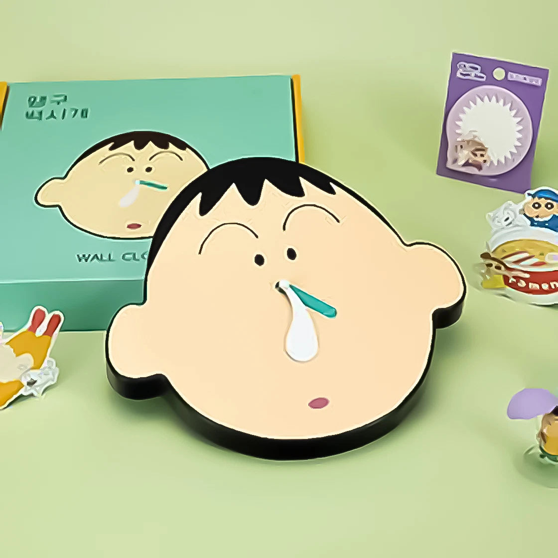 CRAYON SHINCHAN bochan Wall Colck