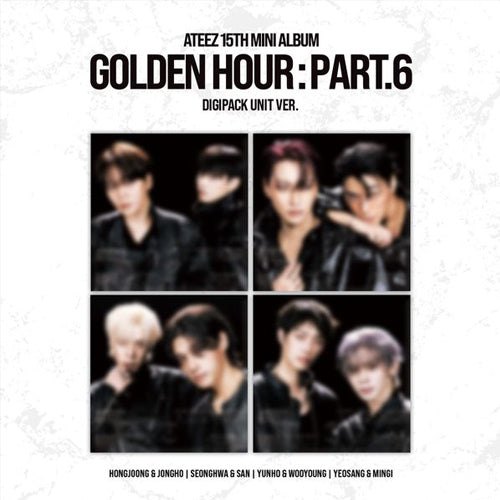 ATEEZ 15th Mini Album [GOLDEN HOUR : Part.6] (DIGIPACK UNIT Ver.) (RANDOM)