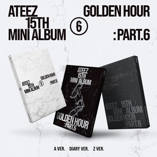 ATEEZ 15th Mini Album [GOLDEN HOUR : Part.6] (SET)