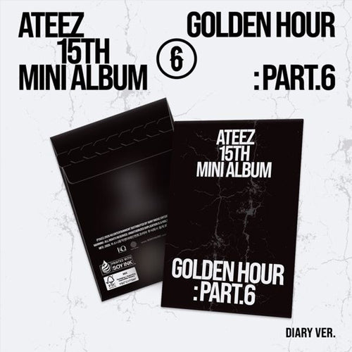 ATEEZ 15th Mini Album [GOLDEN HOUR : Part.6] (POCAALBUM Ver.) (DIARY Ver.)