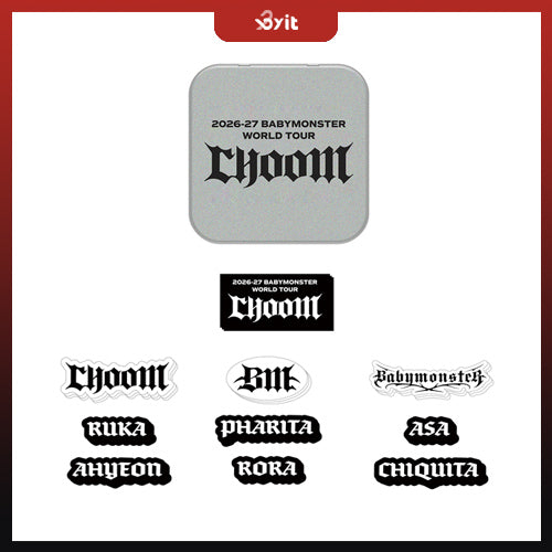 BABYMONSTER WORLD TOUR [춤 (CHOOM)] in Seoul - TIN CASE + STICKER SET