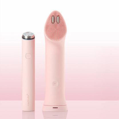 MEDICUBE Booster Facial Cleansing Device (Pink/Beige)