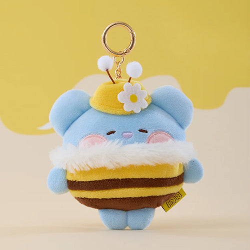 BT21 Minini Honey Bee Plush Tape Measure Keyring