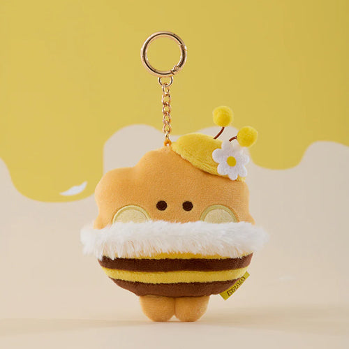 BT21 Minini Honey Bee Plush Tape Measure Keyring