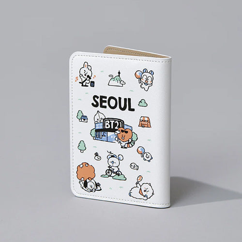 Обложка для паспорта BT21, выпуск Seoul 