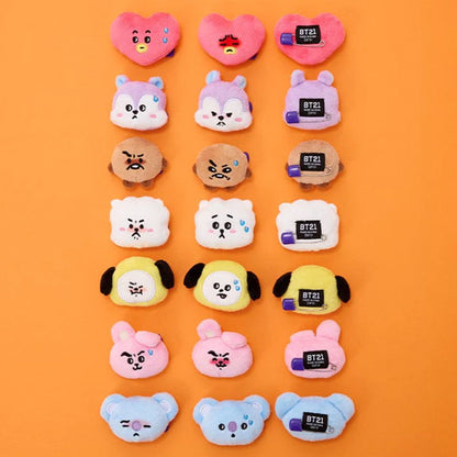 BT21 Today’s Mood Random Face Plush Brooch (Random 1pc)