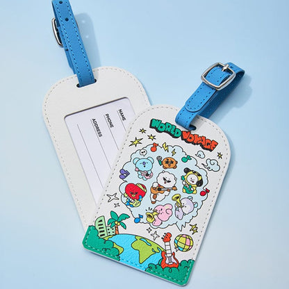 BT21 World Voyage Luggage Tag (Travel Suitcase Name Tag)