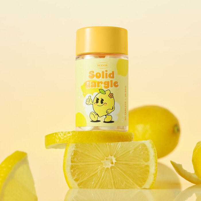 Nodor Solid Mouthwash Tablets – 30pcs (Peach / Lemon / Strawberry / Lime / Mint)