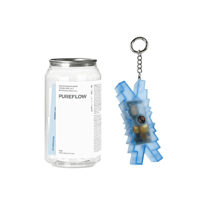 LE SSERAFIM 2nd Studio Album 'PUREFLOW' pt.1 Mini Camera (Blue ver.)