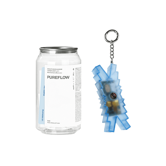 LE SSERAFIM 2nd Studio Album 'PUREFLOW' pt.1 Mini Camera (Blue ver.)