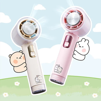 Gomdoljjing & Tokkijjing Cooling Handheld Fan with Exclusive Goods