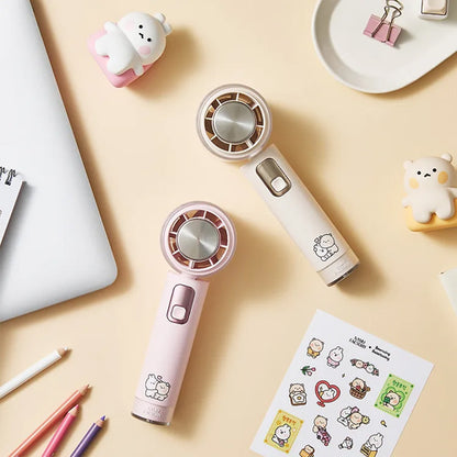 Gomdoljjing & Tokkijjing Cooling Handheld Fan with Exclusive Goods