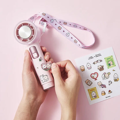 Gomdoljjing & Tokkijjing Cooling Handheld Fan with Exclusive Goods