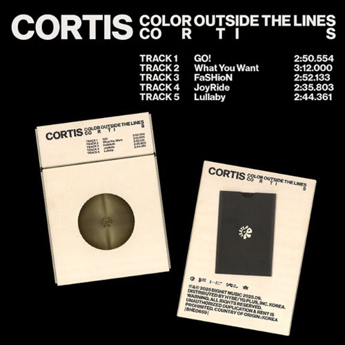 CORTIS The 1st EP [COLOR OUTSIDE THE LINES] (Singing Bowl ver.)