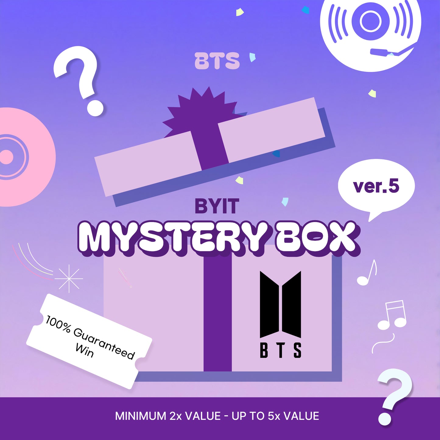 BYIT K-POP : Mystery Lucky Box ver.5🍀(BTS)