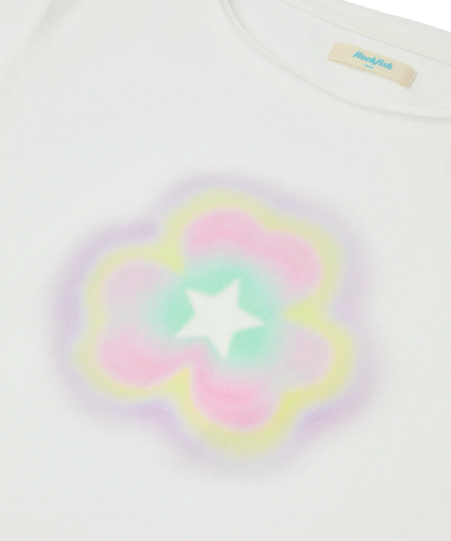 ILLIT Rockfish Weatherwear [× ILLIT] Clover Long Sleeve T-Shirt - White