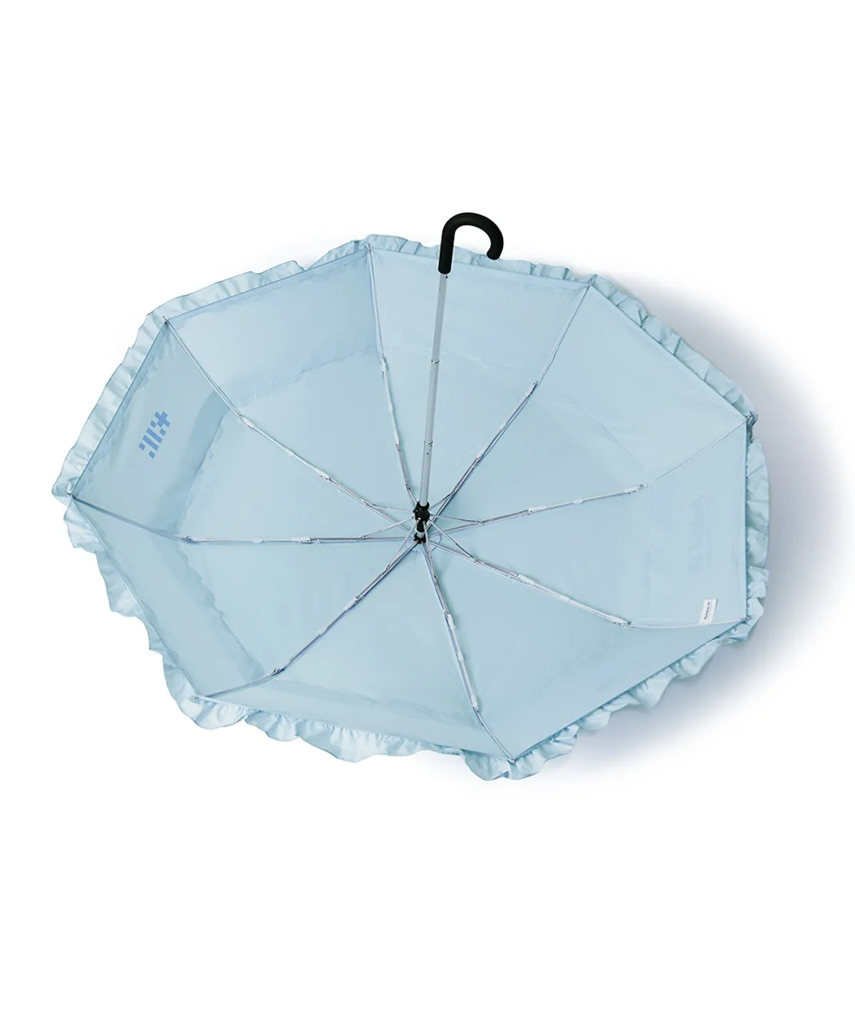 ILLIT Rockfish Weatherwear [× ILLIT] Short Frilled Umbrella - Sky Blue