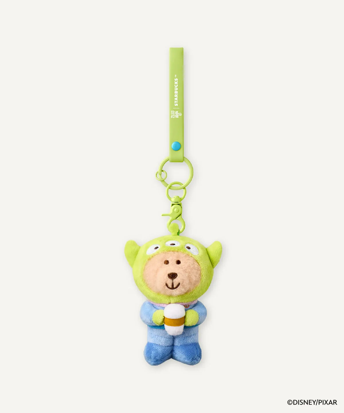 Starbucks x Toy Story 5 MD Alien Bearista Keychain Green