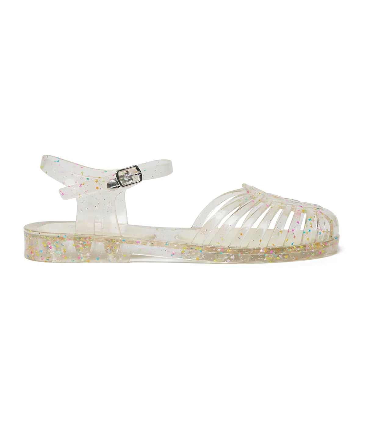 Rockfish Weatherwear Glair Strappy Jelly Sandals - Clear Star