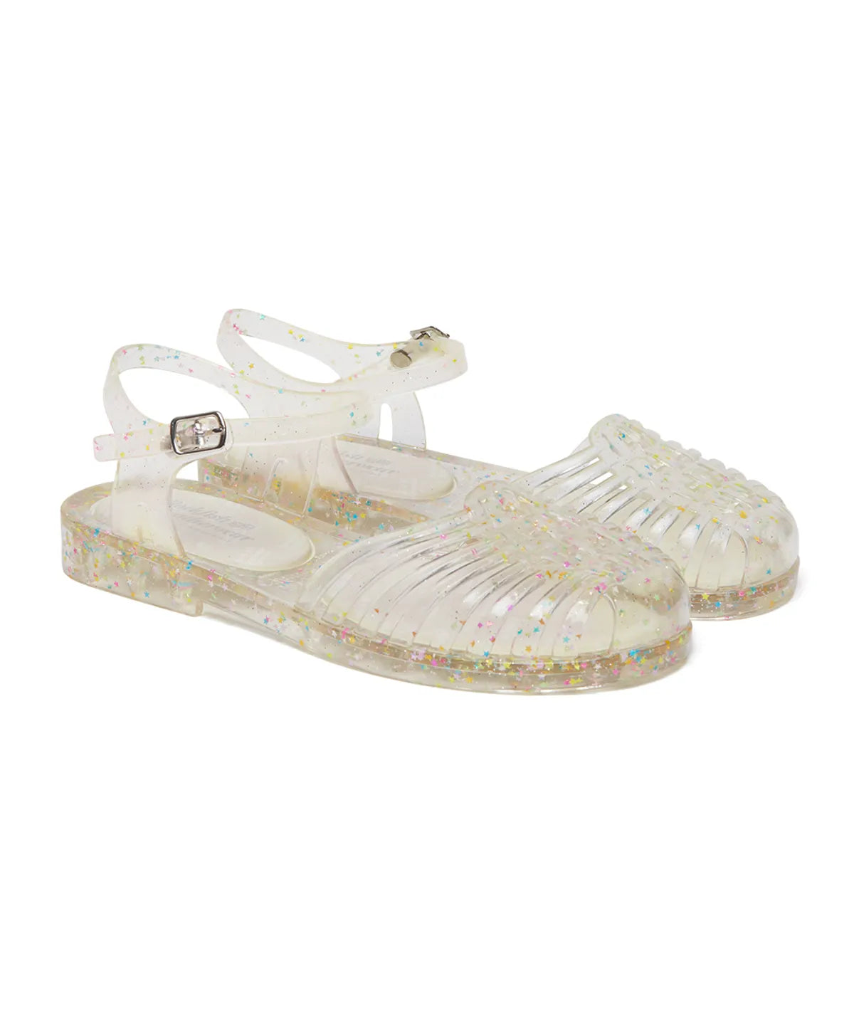 Rockfish Weatherwear Glair Strappy Jelly Sandals - Clear Star