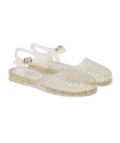 Rockfish Weatherwear Glair Strappy Jelly Sandals - Clear Star