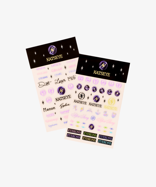 KATSEYE DIY sticker set (3D)