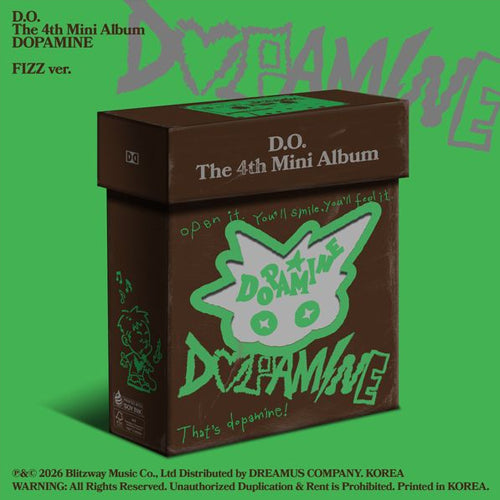 DOH KYUNG SOO (D.O.) The 4th Mini Album DOPAMINE (FIZZ Ver.)