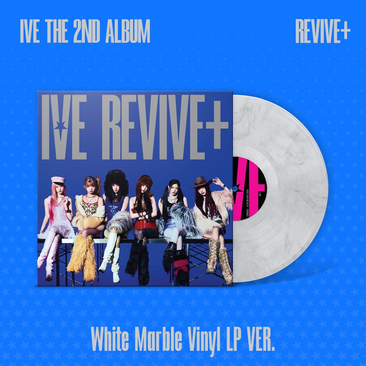 IVE – The 2nd Album [REVIE+] (White Marble Vinyl LP VER.)