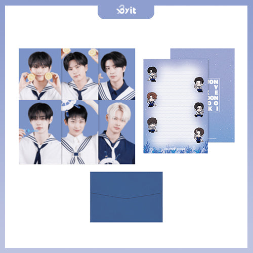 ENHYPEN WORLD MARINE BOY Official MD - POSTCARD & LETTER SET