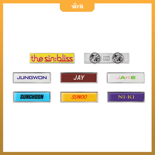 ENHYPEN 'THE SIN : BLISS' Official Merch Pin Badge
