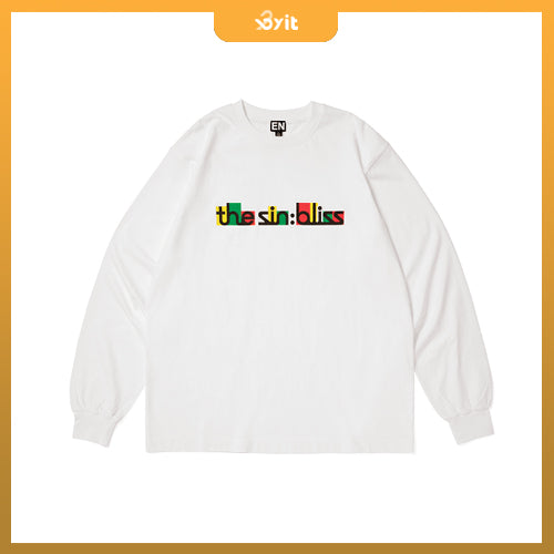 ENHYPEN 'THE SIN : BLISS' Official Merch L/S T-Shirt White