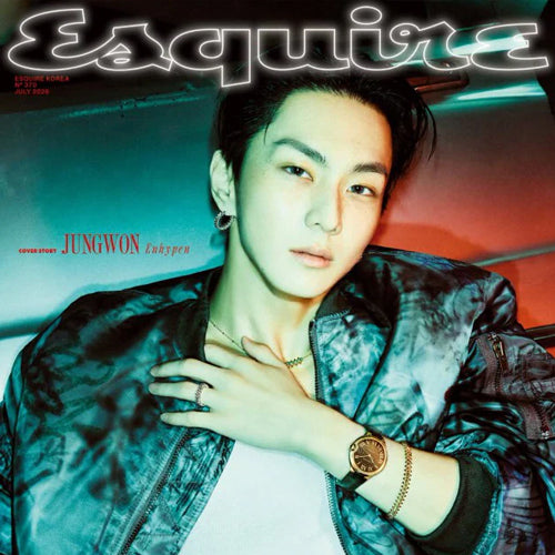 ESQUIRE KOREA 2026.07 Issue Cover ENHYPEN JUNGWON NI-KI Korean Magazine