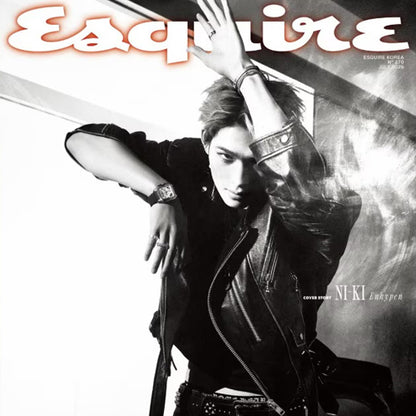 ESQUIRE KOREA 2026.07 Issue Cover ENHYPEN JUNGWON NI-KI Korean Magazine