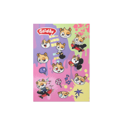 EVAN Official MD 'GLIDDY' Sticker Set