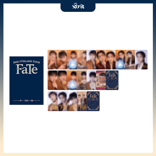 2026 FTISLAND TOUR 0 - XIX - III 'FaTe' in SEOUL OFFICIAL MERCH - RANDOM TRADING PHOTO CARD SET