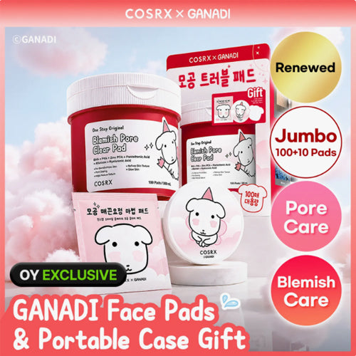 [GANADI EDITION] COSRX One Step Original Pad 100P (4 Options)