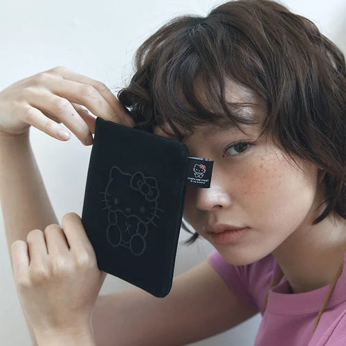 JOSEPH&STACEY Haze Travel Wallet Hello Kitty Black Sanrio Collaboration