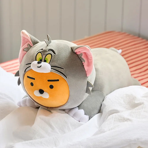 Tom and Jerry x Kakao Friends Body Pillow – Ryan & Choonsik Plush Doll