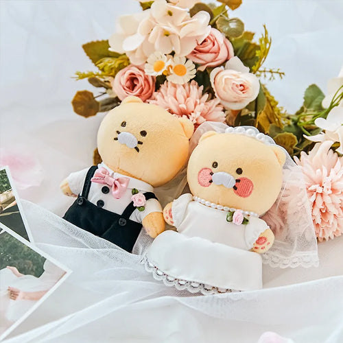 Kakao Friends Chunsik Happy Wedding Plush Keyring Set