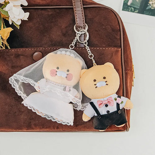 Kakao Friends Chunsik Happy Wedding Plush Keyring Set