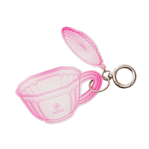 KATSEYE 'WILD' POP UP Merch Teacup Keyring